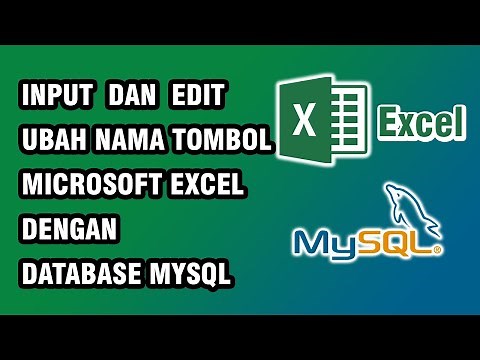 Input dan Edit Data VBA Excel dan Database Mysql