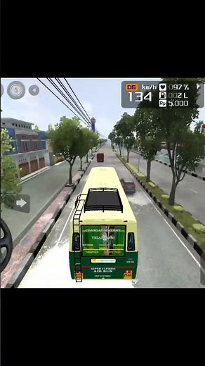 KSRTC Super Fast Bus Mod In Bus Simulator Indonesia - Bussid Bus Mod - Bussid Car Mod - Bussid