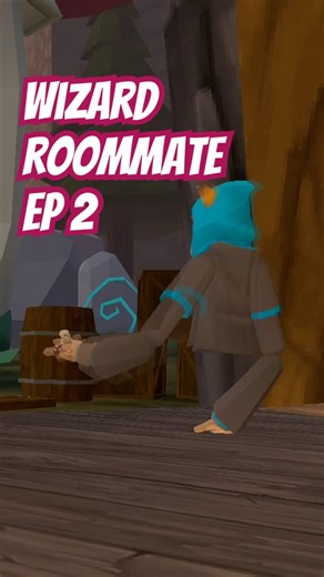 my ROOMMATE is a WIZARD?! Ep. 2 🧙‍♂️ #wizherd #jmancurly #vr #skit