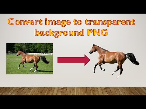 Convert an image of any format to transparent background PNG using powerpoint