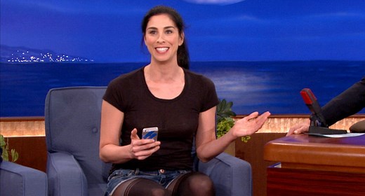 Have you tried out Sarah Silverman's dirty smartphone "craft?" Happy birthday, Sarah! #CONAN | Team Coco