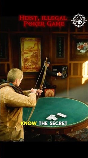 How to Rob the Secret Poker Game in RDR2 #rdr2 #heist