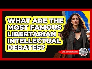 What Are The Most Famous Libertarian Intellectual Debates? - Learn About Libertarianism