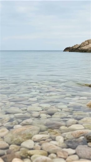 A Hidden Mediterranean Pebble Cove 🌊