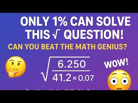 Can You Solve This Square Root Challenge? | Test Your Maths Skill
