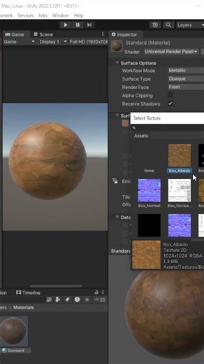 Episodio #1 .Aprendiendo cada shader de #Unity Urp en menos de un minuto. Standard Shader #tutorial