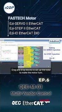 ICOP QEC-M-01 Multi-Vendor Control | EP06 – FASTECH Motor Ezi series