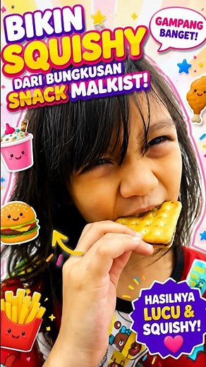 Super Easy DIY Snack Bag Squishies! 😍 Fun Creations with Aurora Mentari ✨