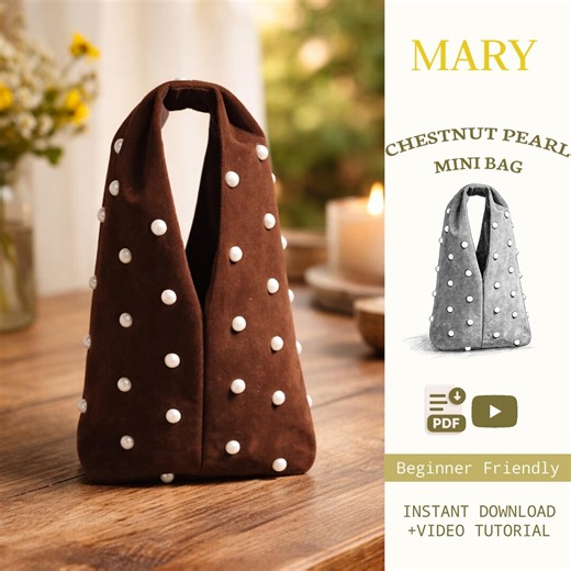 Digital Sewing Pattern PDF – Mini Bag Pattern With Video Tutorial - Etsy