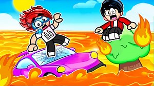 Jugamos Roblox pero LAS RESPUESTAS LARGAS GANAN en EL SUELO ES LAVA de Roblox. | Karim Juega