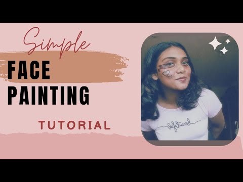 🎨 Simple Face Painting Tutorial | Easy & Cute Designs#face painting #face art
