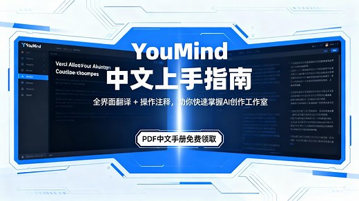 YouMind中文上手指南｜最全界面翻译 操作注释，助你3分钟玩转AI创作工作室！