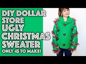 DIY Ugly Christmas Sweater | Sew Anastasia