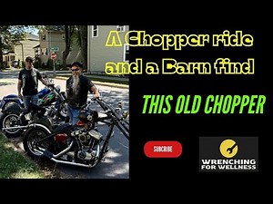 Checking out a Barn find and ridding Choppers 😆🇨🇦
