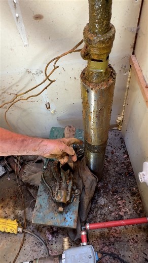 7.1K views · 24 reactions | Incredible what we found in this well! We pulled this we’ll pump up that was still working and you won’t believe the date on it? #old #discovery #rustypipe #coolfinds #incredible | The Idaho Painter | Facebook