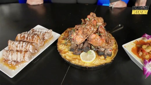 It was Almost The Weekend when celebrity chef and soul food savant Chef Red whipped up some her signature Southern cuisine for hosts Besa Gordon and Curtis Delgardo II, aka, Cuddy, in the Black Media Matters Studio. Chef Red did not come to play, pulling up with deep fried lobster tails, grilled NY strip steak, shrimp and grits chowder, creamy mac and cheese, and the instantly iconic apple pie egg rolls. Talk about good eats! Working for Alaska Airlines for 10 years in customer service, Chef Red