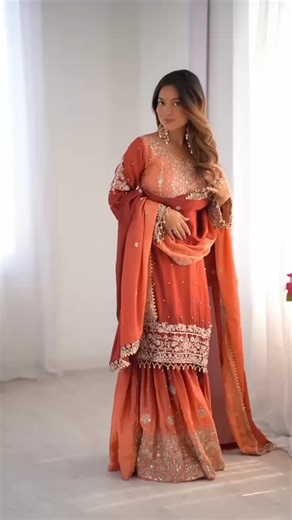 shah_collections on Instagram: "🧜🏻‍♂️*Top* *Fabric* : Chinon silk *Inner* : Micro *Work*. : Codeing Dori with Sequnce with Rivet Moti *Stich*. : *M(38), L(40), XL(42), XXL(44)* *Front and back bothside work*❤️‍🔥 👖*Plazo* *Fabric* :- Chinon silk *Inner*. :- Micro *Work*. :- Codeing Dori with Sequnce with River moti *Stich* :- Full stich upto 44 with elastic *Dupata* *Fabric*. :- Chinon silk *Work*. :- Codeing Dori with Sequnce with River moti *Length*. :- 2.2 meter* *Weight* :- *1 kg* *Price*