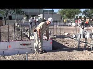 Fox Blocks How to Layout Scaffold on Insulated Concrete Form Walls