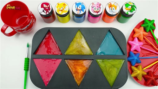 趣味早教认知：认识颜色，彩虹五角星，爆笑虫子，仙人掌解压玩具