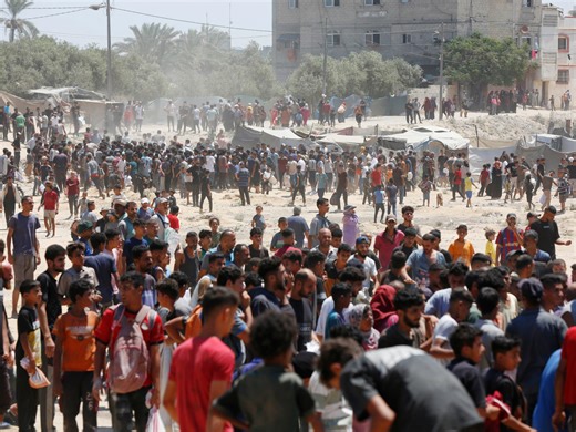 How much aid has entered Gaza?