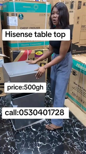 Hisense table top Fridge #allghanaians #moreviews #100k