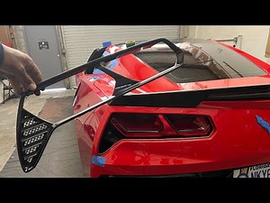 Removing the C7 Corvette tail light trim piece