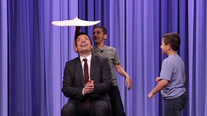 2.6M views · 26K reactions | Twelve-year-old Michael and 10-year-old Nicholas Testa show Jimmy their viral pizza dough-slinging skills and debut their flaming pizza dough trick. | The Tonight Show Starring Jimmy Fallon | Facebook