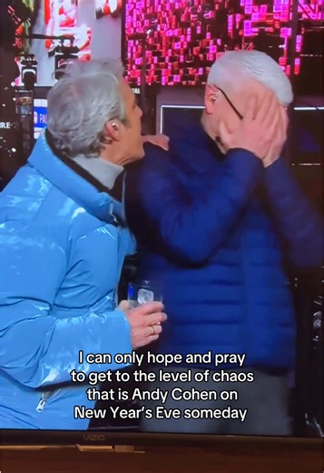 the dead eyes and Mayor Adams tangent really got me in the holiday spirit #andycohen #newyearseve #newyear #cnn