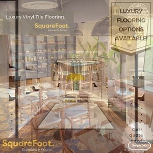 Our luxury flooring solutions are suited for commercial & industrial applications! ✅ Made to withstand heavy foot traffic ✅ Easy installations and durable flooring ✅ Message on WhatsApp today for enquiries! | SquareFoot