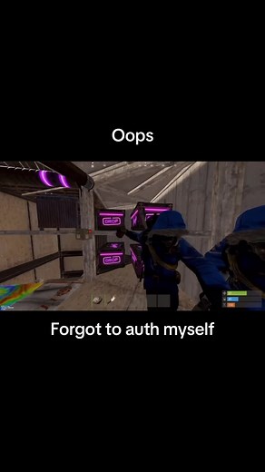 Lesson “learned” - - - #rust #rustpc #rustconsole #pc #funny #funnymoments #laughing #oops #fyp #steam #traps #rustgame #hilarious #videogame #videogames #laugh #falling #follow #like