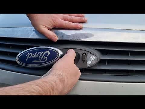 open a Ford C max bonnet even when key fails to work
