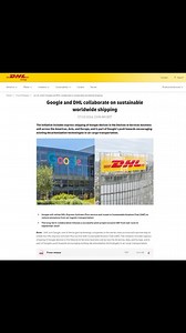 142K views · 5.9K reactions | Collaborating with @Google on sustainable worldwide shipping. Google will be using our DHL Express GoGreen Plus service and investing in Sustainable Aviation Fuel (SAF) to help reduce emissions from air logistic transportation. Curious about how we’re innovating in logistics? Discover our latest initiatives and share your thoughts. #SAF #SustainableAirFuel #Google #aviation | DHL Express Pakistan | Facebook