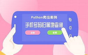 Python爬虫案例，手机号码归属地查询