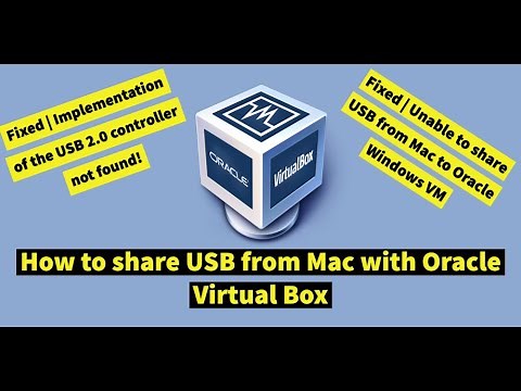 Fixed | How to Share USB from Mac to Oracle VMs
