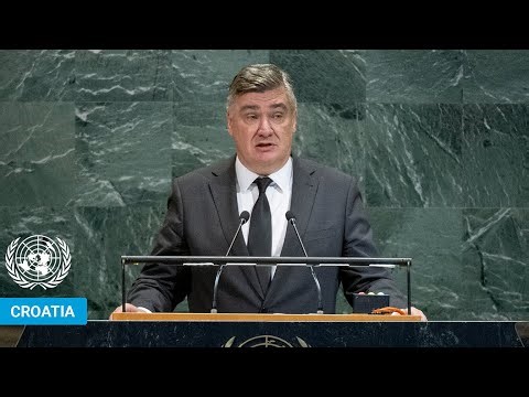 🇭🇷 Croatia - President Addresses United Nations General Debate, 80th Session | #UNGA