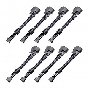 for LQ4 LQ9 4.8 5.3 6.0 Wire Harness to LS2 LS3 LS7 EV6 Injector Adapters (Pack of 8)