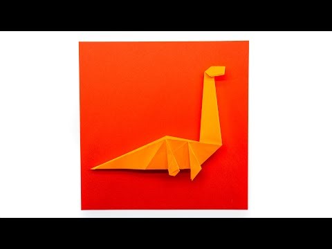 How To Make an Origami Dinosaur | Paper Dino