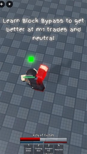 Tutorial: Block Bypass Tech in JJS: #jjk #jjs #jujutsushenanigans #jujutsukaisen #roblox #combo