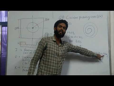 Lecture 5 - G12 Circular Pocket Milling Cycle (CW) (for HASS controller)