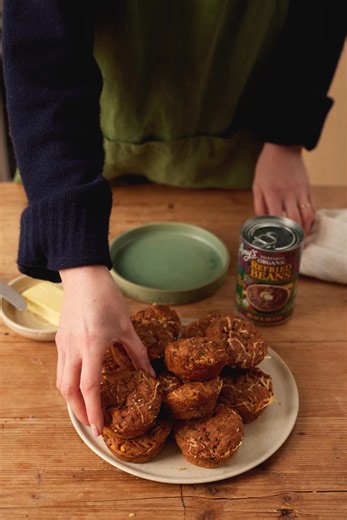 Beans Cornbread? Yup, we went there! Our spin on the classic cornbread muffin, but perfect for when you're looking for protein and fiber! 🌽✨ https://www.amys.com/eating-well/recipes/refried-bean-and-cornbread-cheesy-muffins | Amy's Kitchen