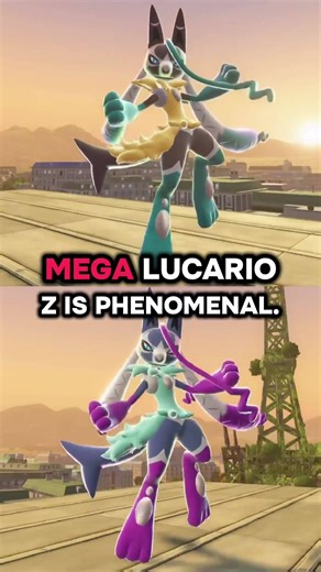 ✨Mega Lucario Z ✨Shiny or base colour who wins!😱🤷🏼 #pokemon #lucario #megapokemon #shinypokemon