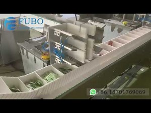 Messy packaging bags sorting counting and packaging line | Mixed sachets counting packaging machine