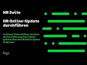 HR Suite (Deutschland) - HR Online-Update durchführen