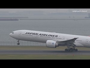 Japan Airlines (JAL) Boeing 777-300ER JA743J 羽田空港 離陸 2017.10.28