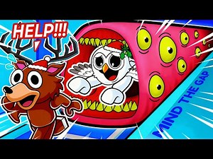 Deer and Owl ESCAPE the Flesh-Eating Train in Roblox! (99 Nights In The Forest)