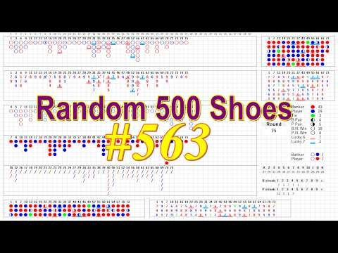 Baccarat Simulator (618) - Random 500 Shoes (563) 百家乐模拟器,百家乐记录表 바카라 출목(6매,중국점) (618) - 랜덤슈 (563)