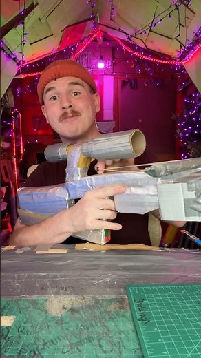 I made another cardboard crossbow.