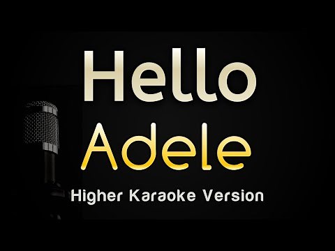 Hello - Adele (Karaoke Songs With Lyrics - Higher Key)