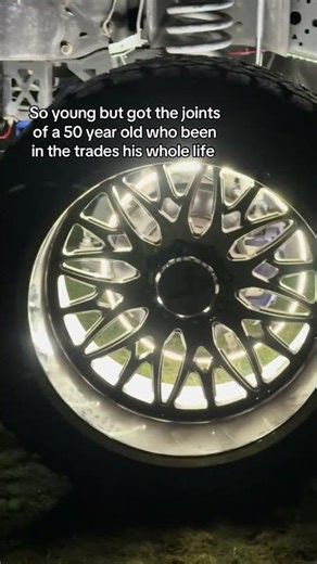 Yes I only have 1 wheel light right now installing the rest tomorrow #real #relatable #viral #fyp