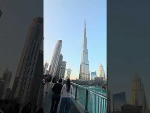 世界一高いビル ドバイ ブルジュ・ハリファ 公園#ドバイ #海外旅行 #dubai #burjkhalifa #旅行 #絶景 #海外旅行vlog